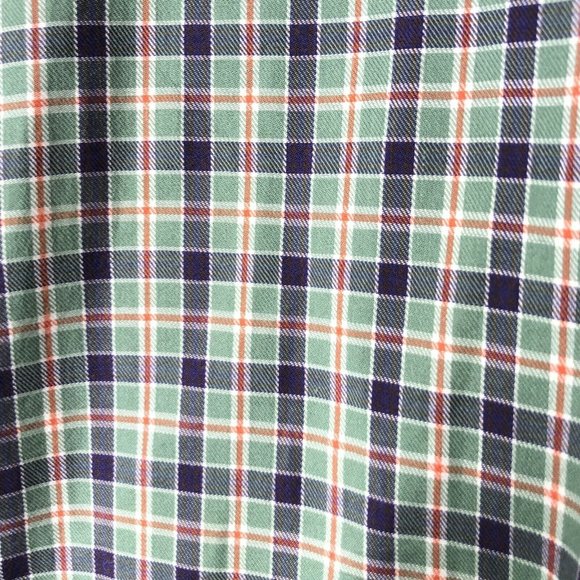 UNTUCKIT Men's Long Sleeve Large Shirt Navy Green - Picture 5 of 5